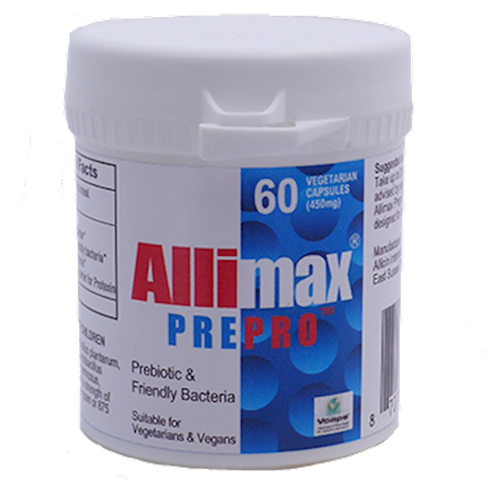 ALLIMAX Pre Pro - 60 Caps. Stabilized allicin Plus prebiotics, probiotics and Digestive enzymes. ALLIMAXBuy Supplements Australia