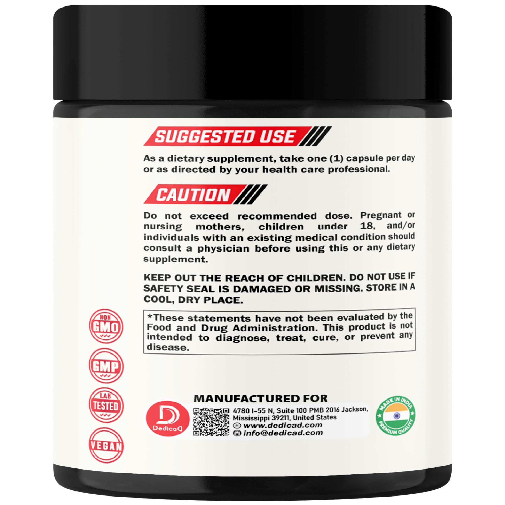 DEDICAD 11in1 Graviola Soursop Capsules - Blended with Elderberry, Turmeric, Ginger, Milk Thistle, Cranberry & More - Support Positive Mood, Immune System & Body Management DEDICAD buy supplements Au