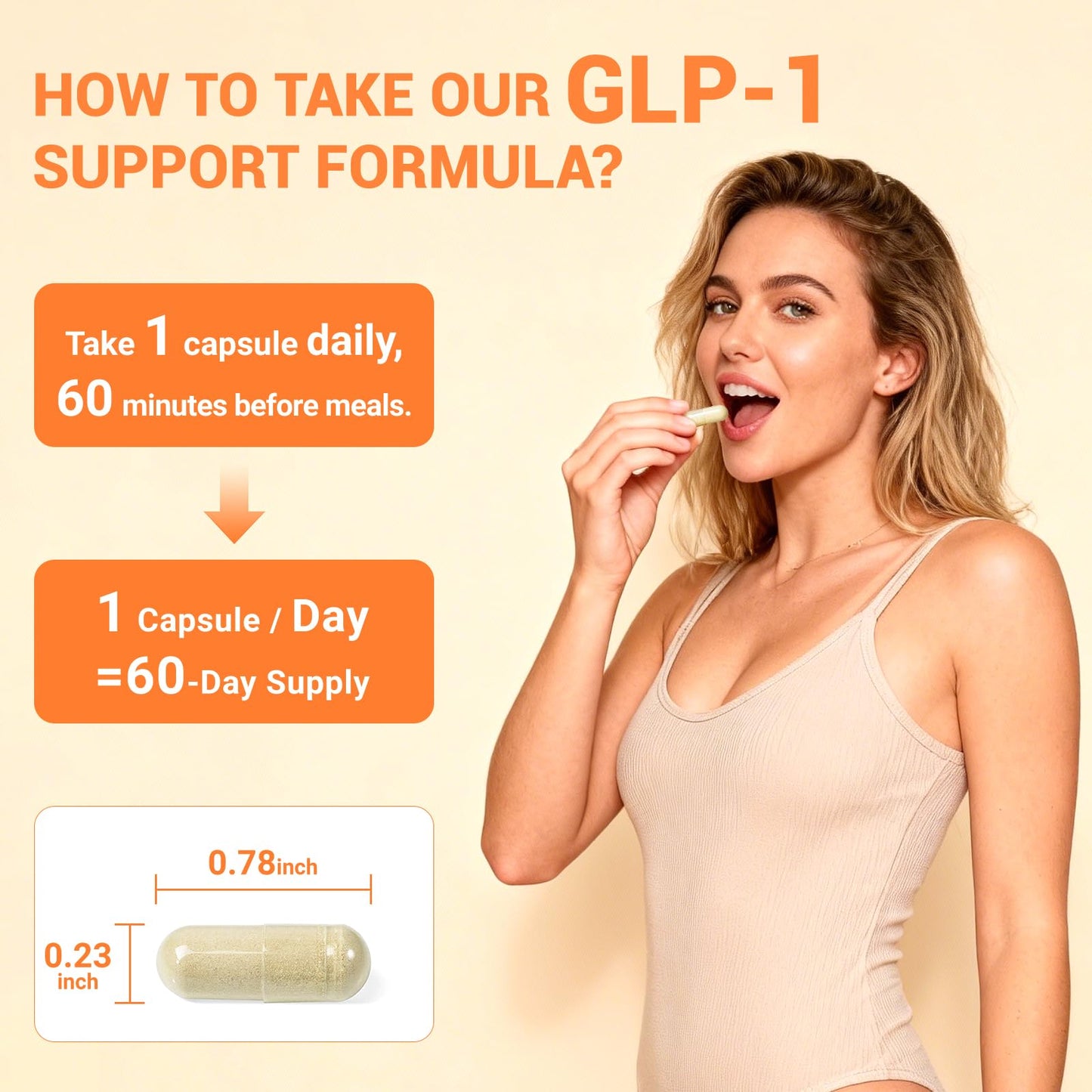 Nature Echo Supplement Support, Akkermansia Muciniphila Supplement for Cravings & Gut Health with Collagen, Inulin & Chromium - 60 Servings Capsules