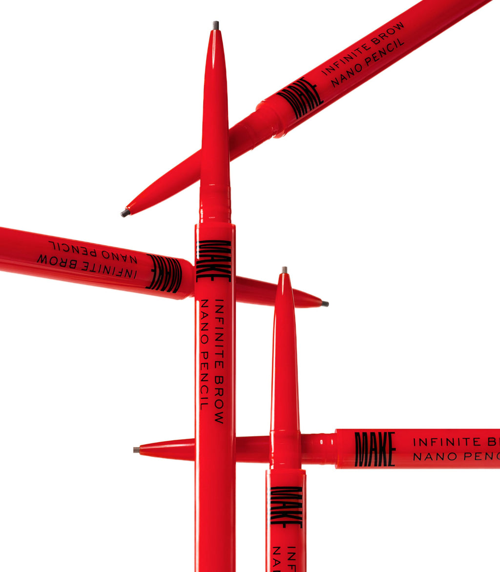 MAKE Beauty Nano Brow, Micro Eyebrow Pencil. Long-Lasting Smudgeproof Eye Brow Makeup for Hairlike Lines. Precision Liner for Natural-Looking Eyebrows - Shade, Warm Taupe MAKEBuy Supplements Australia