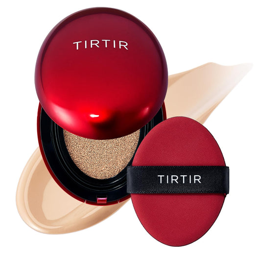[*Mini Size*] TIRTIR Mask Fit Red Cushion Foundation | Full coverage, Weightless, Skin fit, Satin Glow Finish, Korean Makeup BB Foundation, beauty, Tattoo cover up, Buildable (#23N Sand / 0.15 Fl Oz) TIRTIRBuy Supplements Australia