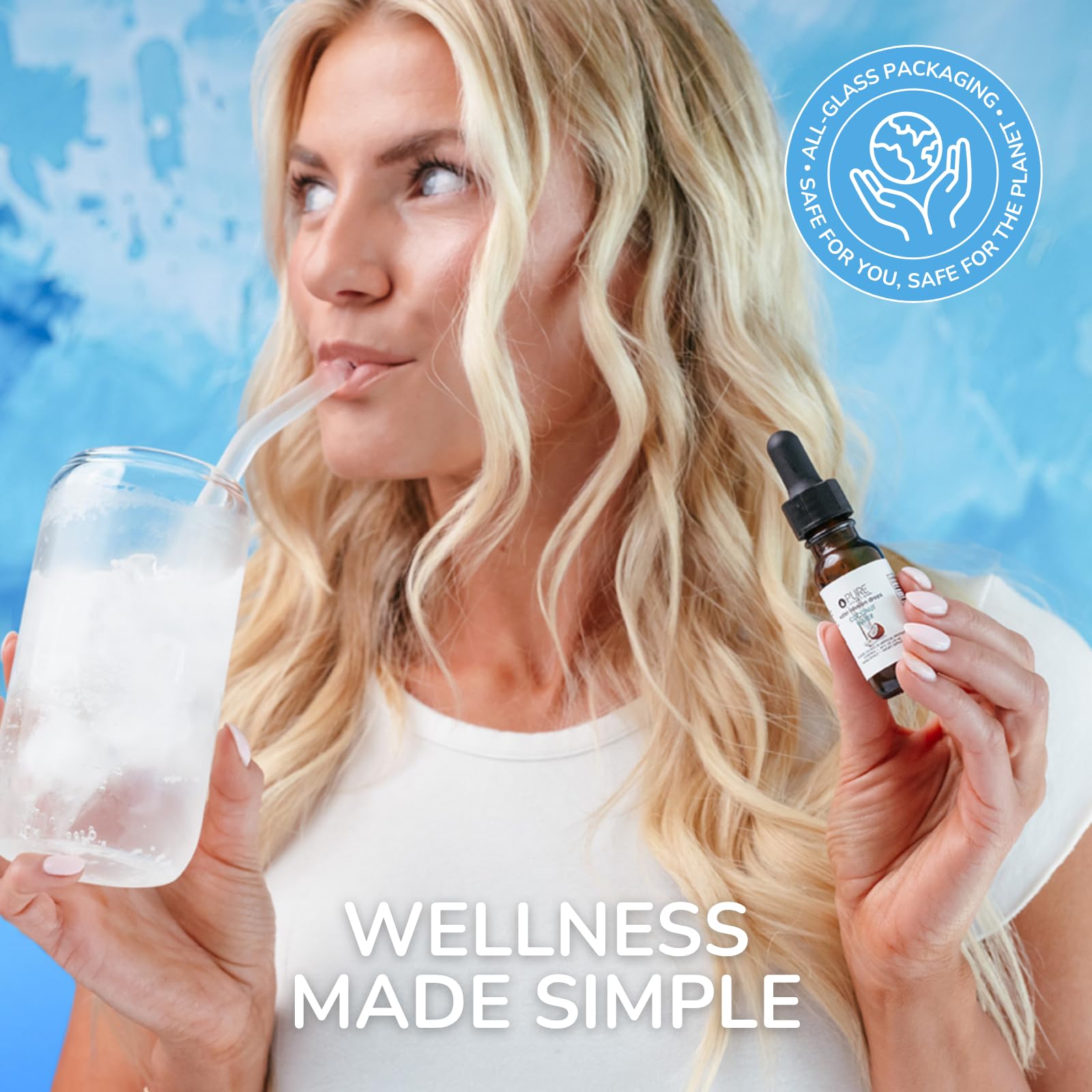 Pure Inventions - Coconut Water Infusion Drops – Electrolytes - Sugar-Free Hydration, Zero Calories, No Artificial Sweeteners, Clean Ingredients, 30 Servings