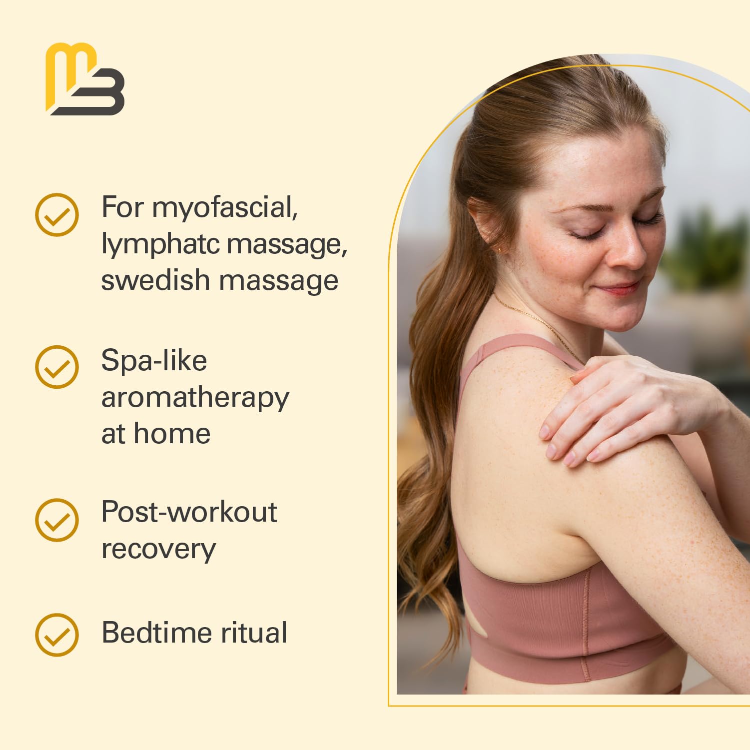 Lymphatic Massage Oil for Massage Therapy - Lymphatic Drainage Oil for Body Care Circulation & Detox Support with Ylang Ylang, Ginger, Lavender, Grapeseed, Vitamin E & Stem Cell (8 Fl Oz) by M3 M3 Naturals buy supplements Au
