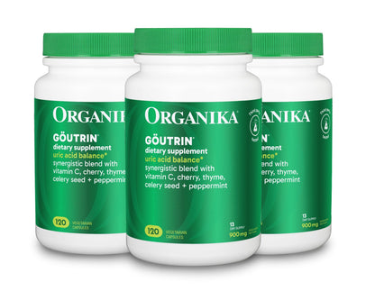 Organika Goutrin Supplement - 120ct, Pack of 3 OrganikaBuy Supplements Australia