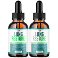 (2 Pack) Lung Restore Drops, Official LungRestore Liquid Supplement Drops with All Natural Ingredients, Lung Restore Advanced Lungs Wellness Support with Premium Vitamins for Women & Men (60 Servings) MJOBuy Supplements Australia