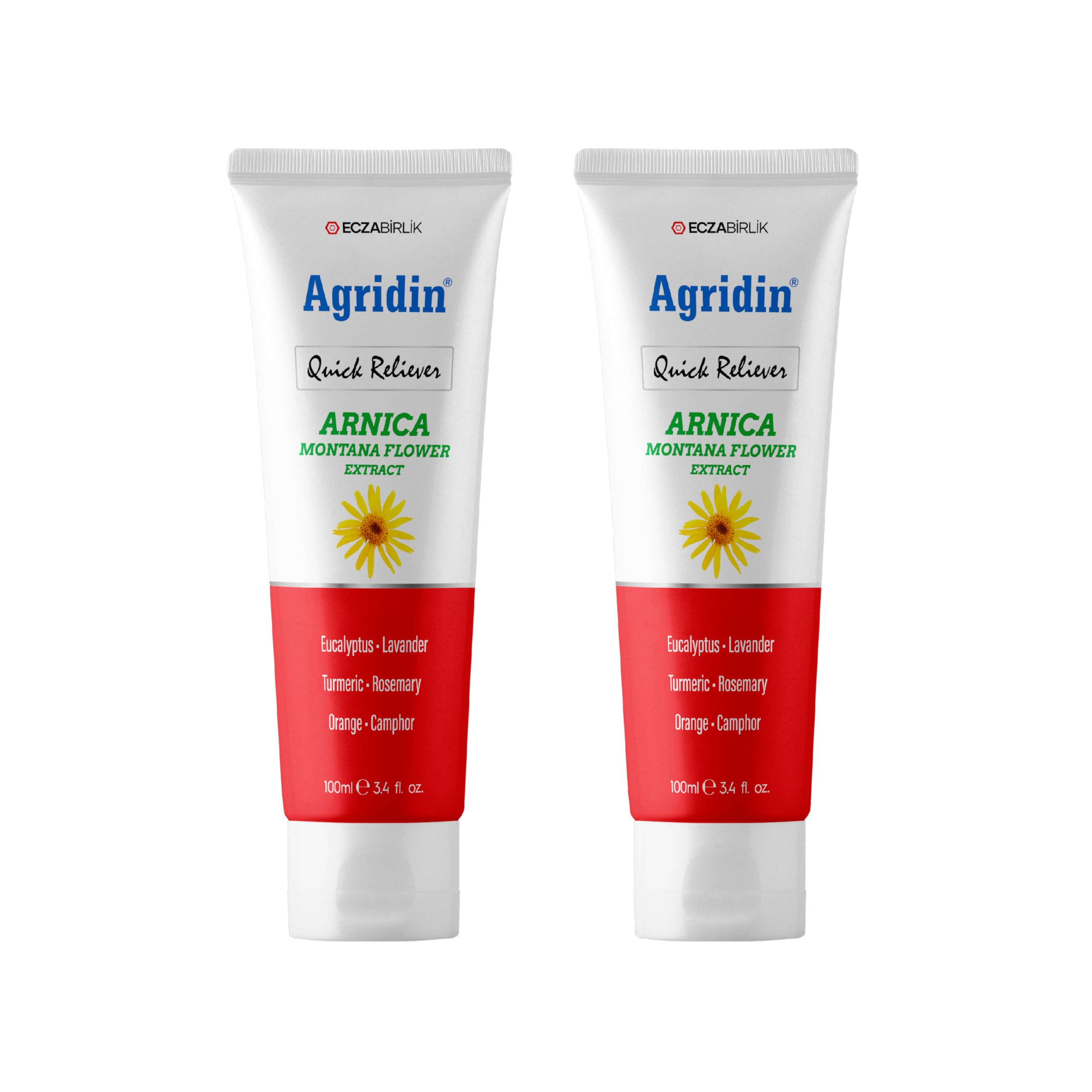 Agridin Arnica Pain Relief Cream for Joint & Muscle – Extra Strength Fast-Acting Formula – Targets Back, Knee, Neck, Hand, Foot Aches – Natural Massage Cream for Inflammation & Bruises AgridinBuy Supplements Australia