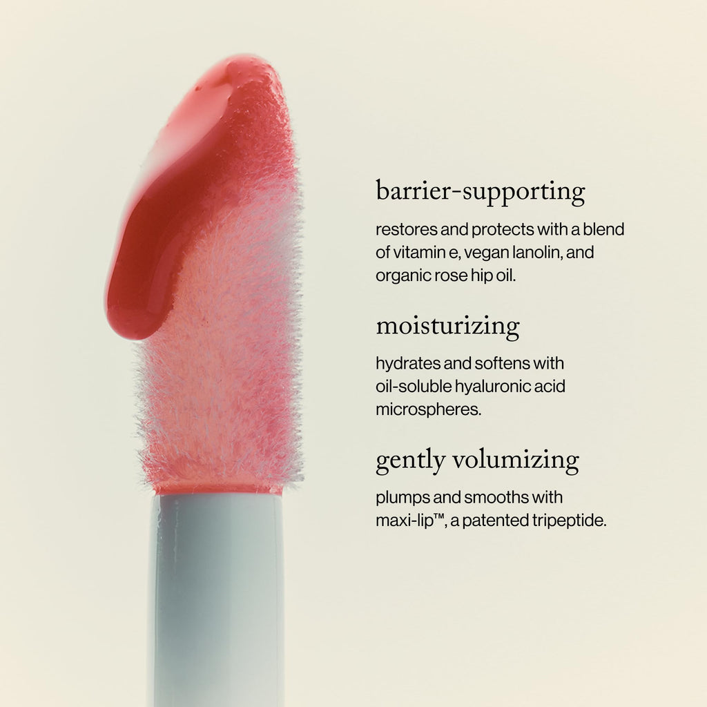 goop Beauty Hydra-Barrier Gel Gloss | Hydrating Lip Gloss to Moisturize & Plump Lips | Hyaluronic Acid & Vitamin E | Blossom - Sheer Petal Pink | 0.13 oz goopBuy Supplements Australia