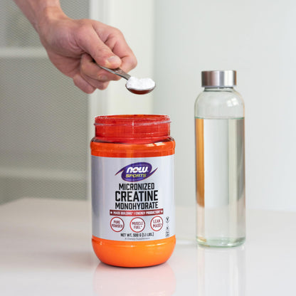 NOW Foods Sports Nutrition, Micronized Creatine Powder 500 g, Mass Building*/Energy Production*, 1.1-Pound