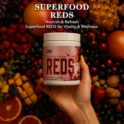 Mett Wellness Superfood REDS | 10.72 oz | With Vitamins A, C & E | Helps Maintain Nitric Oxide Levels | Supports Daily Wellness Mett Wellness buy supplements Au