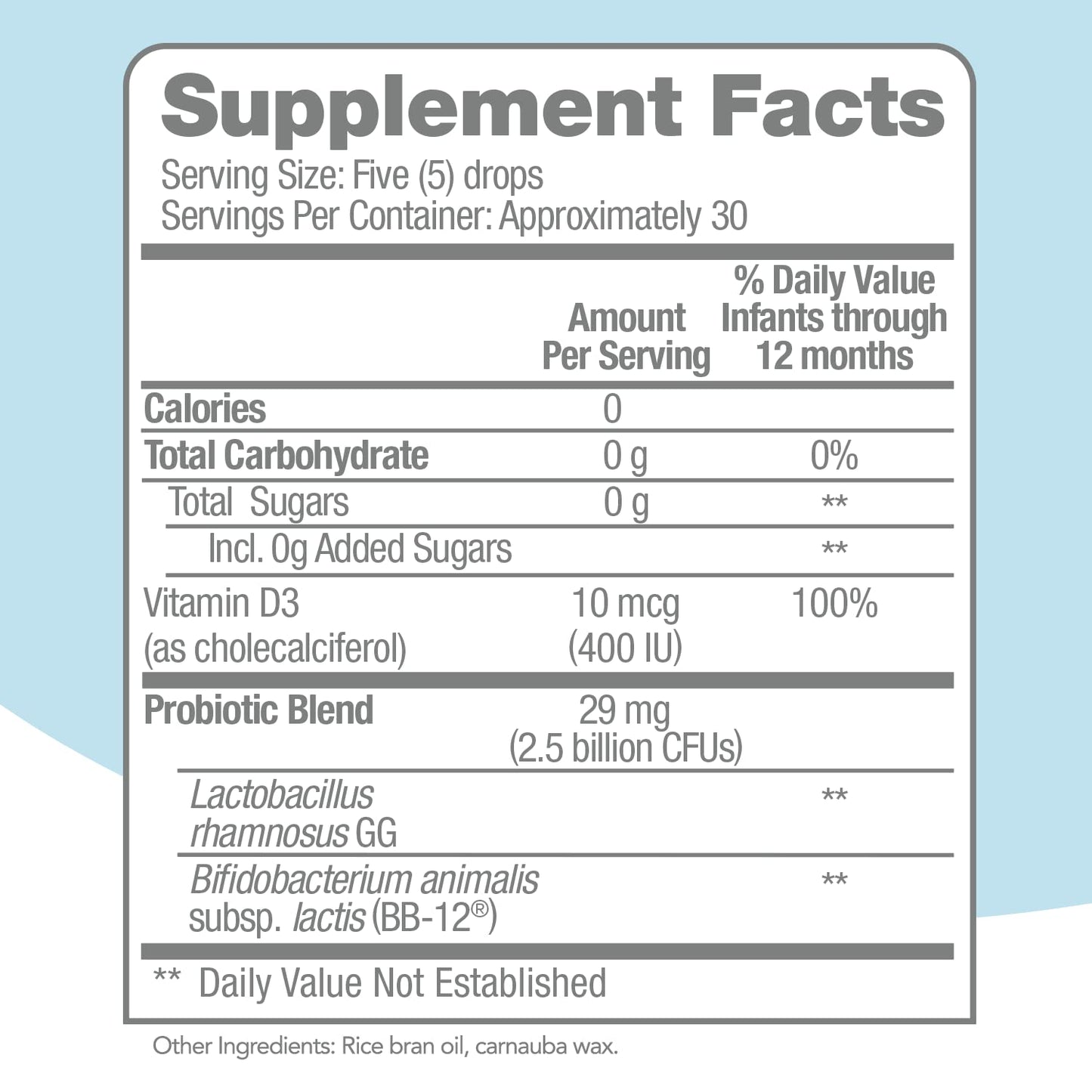 Culturelle Baby Probiotic Drops + Vitamin D, Immune & Digestive Health Support for Babies, Infants & Newborns 0-12 Months
