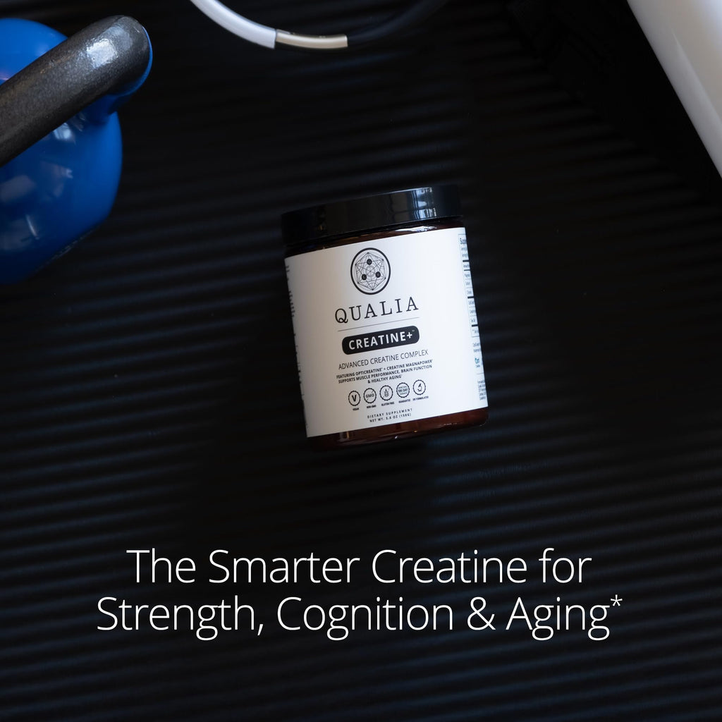 Qualia Creatine | Advanced Creatine Complex | 2 Sources + Magnesium | Optimized Absorption | Muscle Performance, Brain Function, & Healthy Aging (30 Servings) QUALIA LIFE SCIENCES buy supplements Au