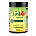 Vital All-in-One Daily Powdered Supplement - Natural Greens Superfood Powder for Energy & Health, Super Greens Powder Drink Mix with Probiotic & Antioxidant Support - Lemon & Ginger, 4.23 oz (120 g) VitalBuy Supplements Australia