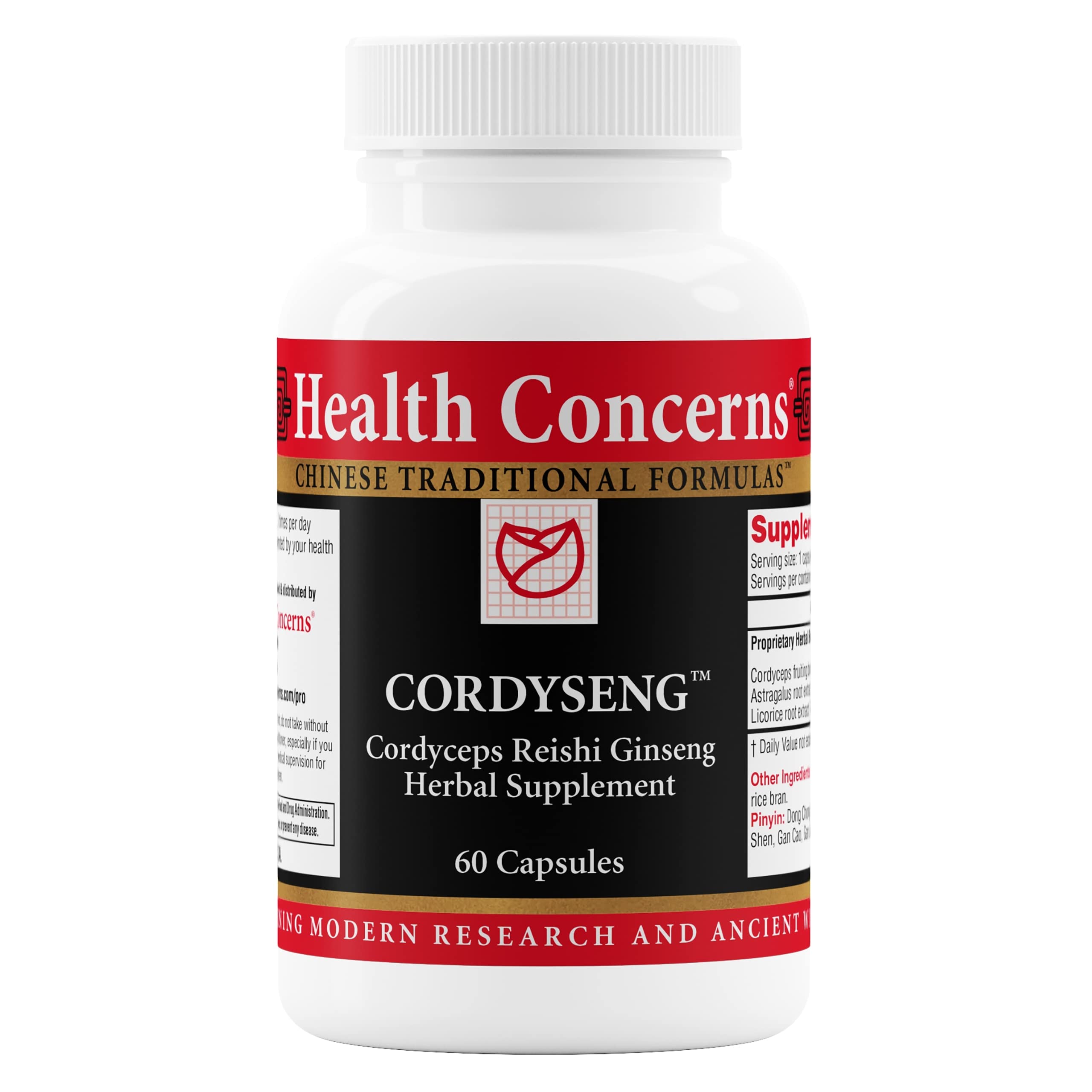 Health Concerns CordySeng – Immune System Support Supplement – Cordyceps Reishi Ginseng Astragalus Adaptogen Blend – Traditional Chinese Medicine – Respiratory & Energy Support – 60 Capsules Health ConcernsBuy Supplements Australia