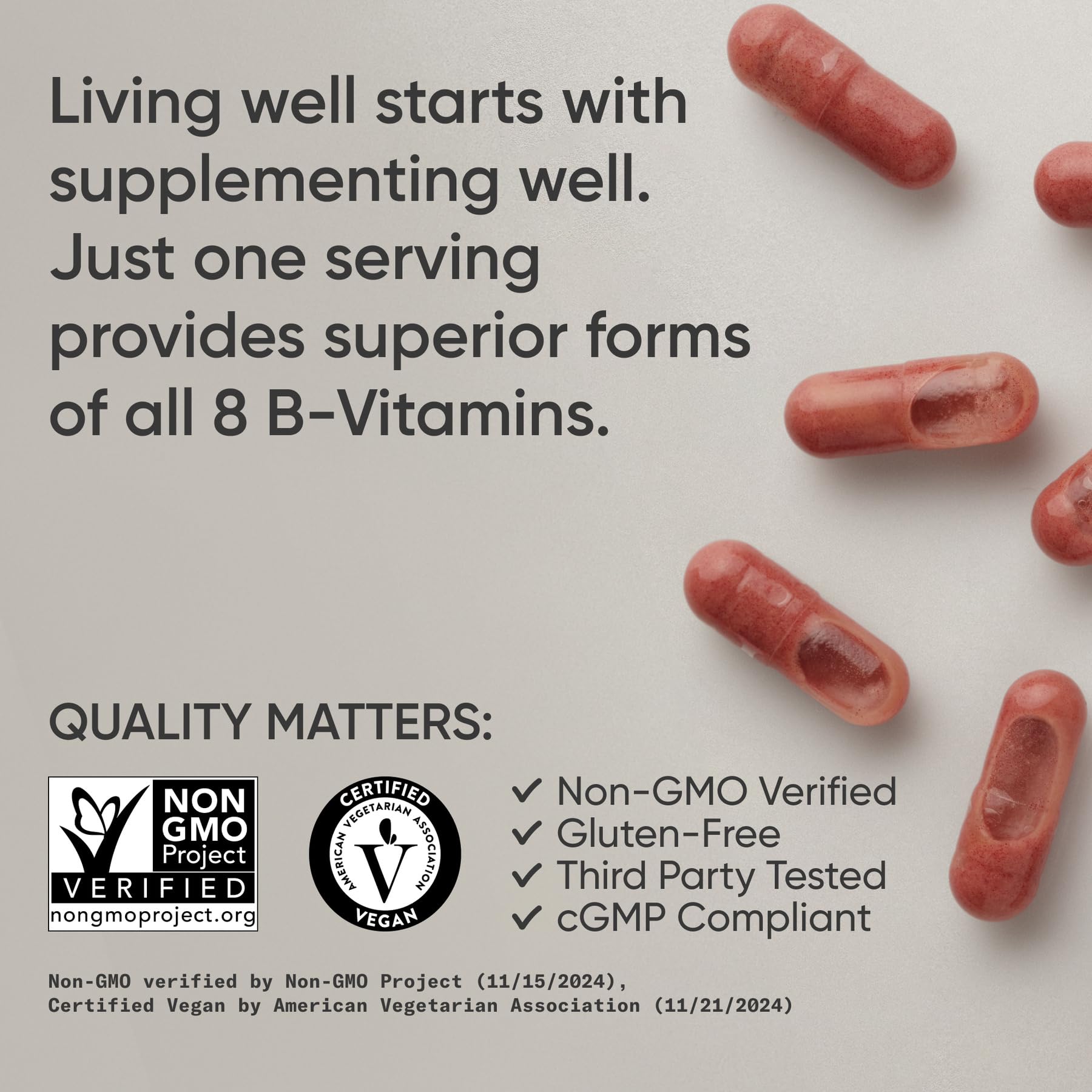 Sports Research Vitamin B-Complex - Full Spectrum of B Vitamins - 90 Liquid Veggie Capsules Sports Research buy supplements Au