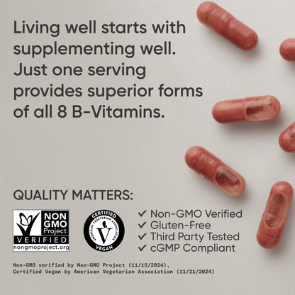 Sports Research Vitamin B-Complex - Full Spectrum of B Vitamins - 90 Liquid Veggie Capsules Sports Research buy supplements Au