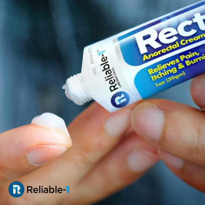 Rectalief 5% Lidocaine Hemorrhoid Cream (Max Non-RX Strength) Reliable-1 Laboratories Soothing Anorectal, Numbing Hemorrhoidal Ointment - Pain, Itching, & Burning, Strongest OTC Anal Treatment, 2-Pack Reliable-1 LaboratoriesBuy Supplements Australia