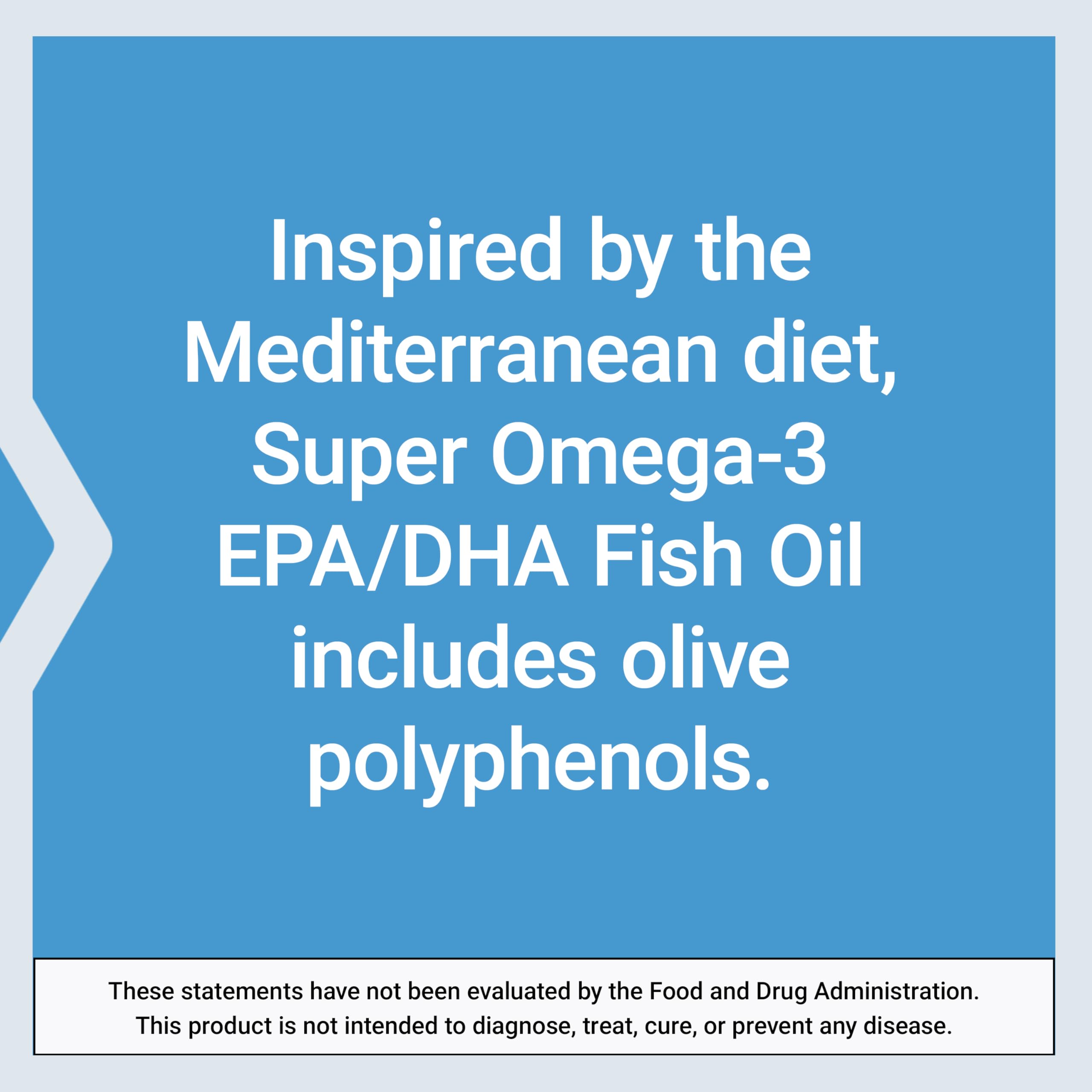 Life Extension Super Omega-3 EPA/DHA Fish Oil, Sesame Lignans & Olive Extract – Heart Health, Brain Health, Inflammation Health Support, Gluten-Free, Enteric-Coated, Non-GMO, 120 Softgels Life ExtensionBuy Supplements Australia