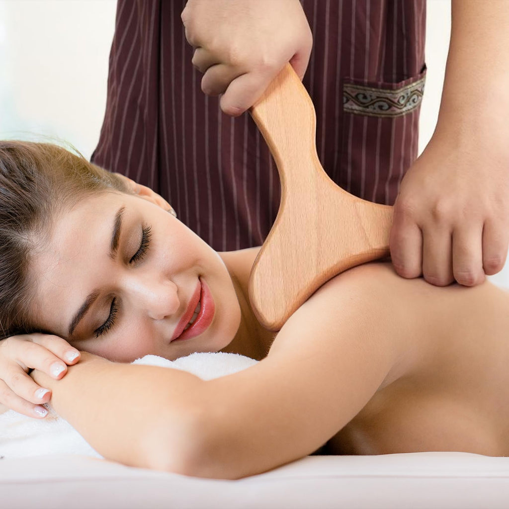 PYSEAN Wood Therapy Massage Tools, Lymphatic Drainage Massager, Pain Relief, Neck, Back, Whole Body Massage Multi-Functional Massager PYSEAN buy supplements Au