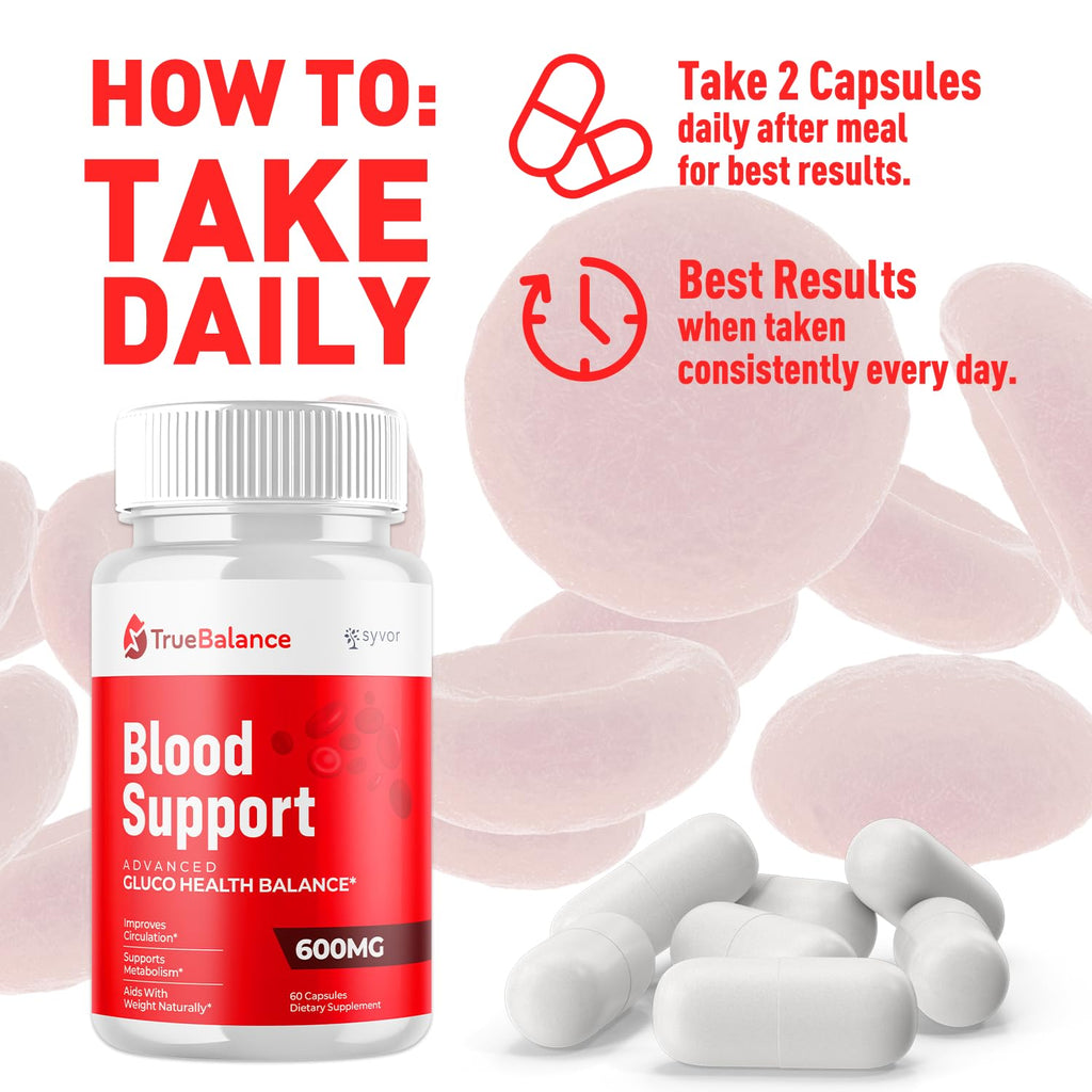 (3 Pack) True Balance Capsules, Official TrueBalance Glycogen Support Pills with All Natural Ingredients, Advanced Formula Support Supplement with Max Strength Vitamins for Women & Men (180 Capsules) Syvor buy supplements Au