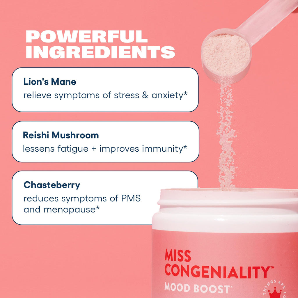 Love Sweat Fitness Mood & Stress Support Supplement for Women | Ashwagandha, B Vitamins & Magnesium Powder | Focus, Calm & Balance | Miss Congeniality Vanilla | Vegan, Non-GMO | 28 Servings Love Sweat FitnessBuy Supplements Australia