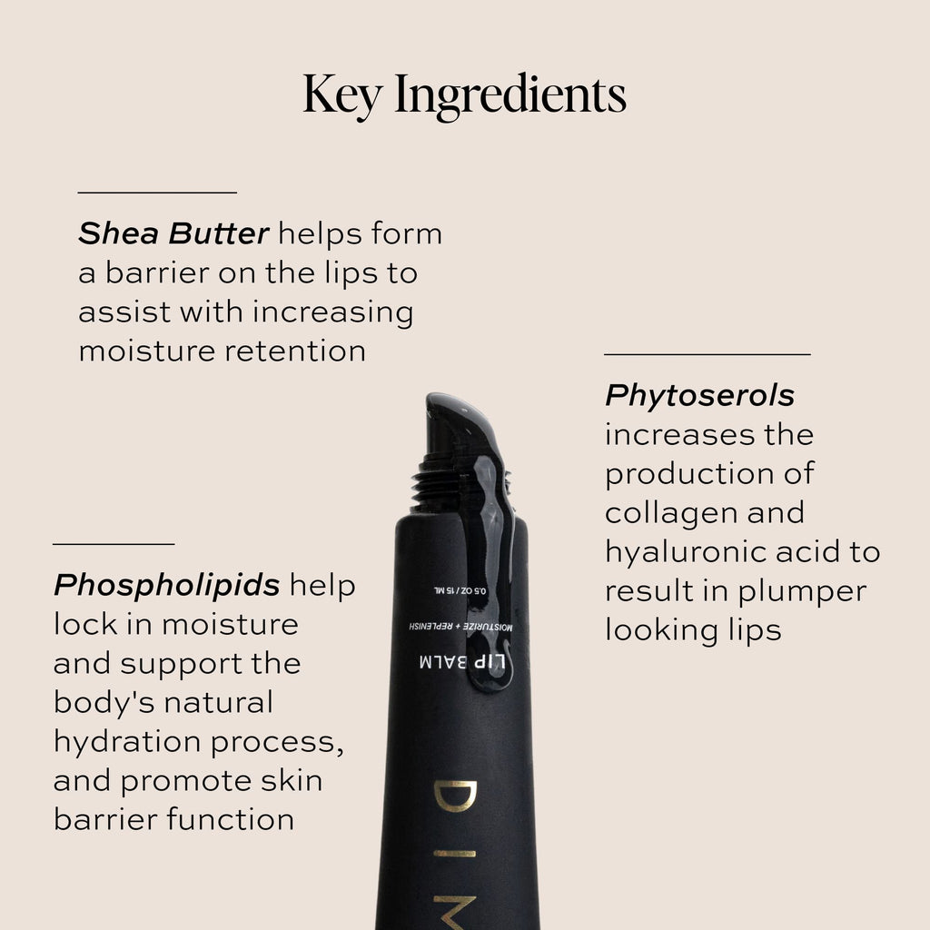 DIME Beauty Lip Balm, Hydrating Lip Balm and Gloss, Vegan & Cruelty-Free, Anti-Aging Lip Care, .5 oz / 15 ml DIMEBuy Supplements Australia