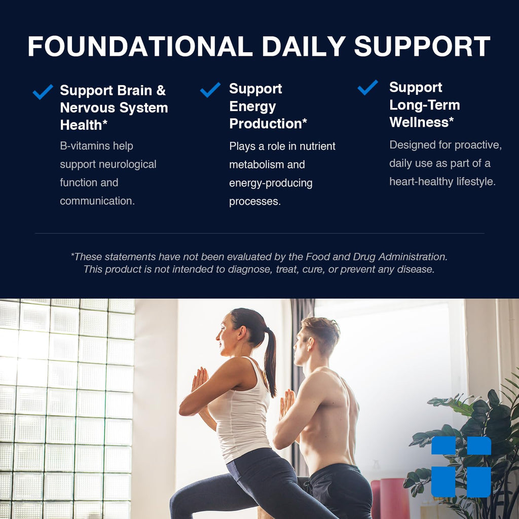 Opti + Homocysteine Capsules | Daily Brain and Heart Health Supplements* | Brain Supplement with Methylcobalamin & Methylfolate | 60 capsules/30 Servings Opti + Life buy supplements Au