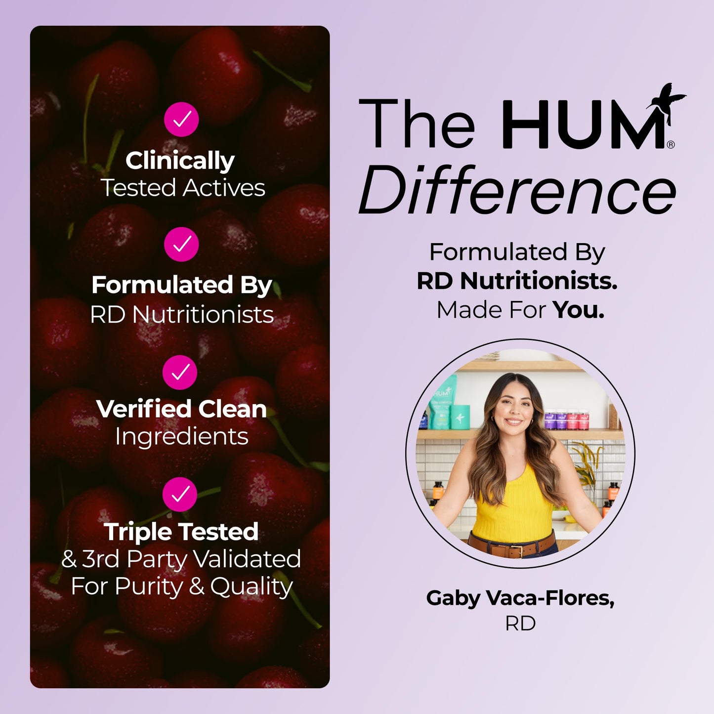 Hum Nutrition Dream Team Magnesium Bisglycinate Powder, L Theanine & Tart Cherry Magnesium Supplement Drink Mix, Support Rest, Relaxation & Sleep Routine, Gluten Free, Vegan, Cherry Lemon, 30 Servings HUM buy supplements Au