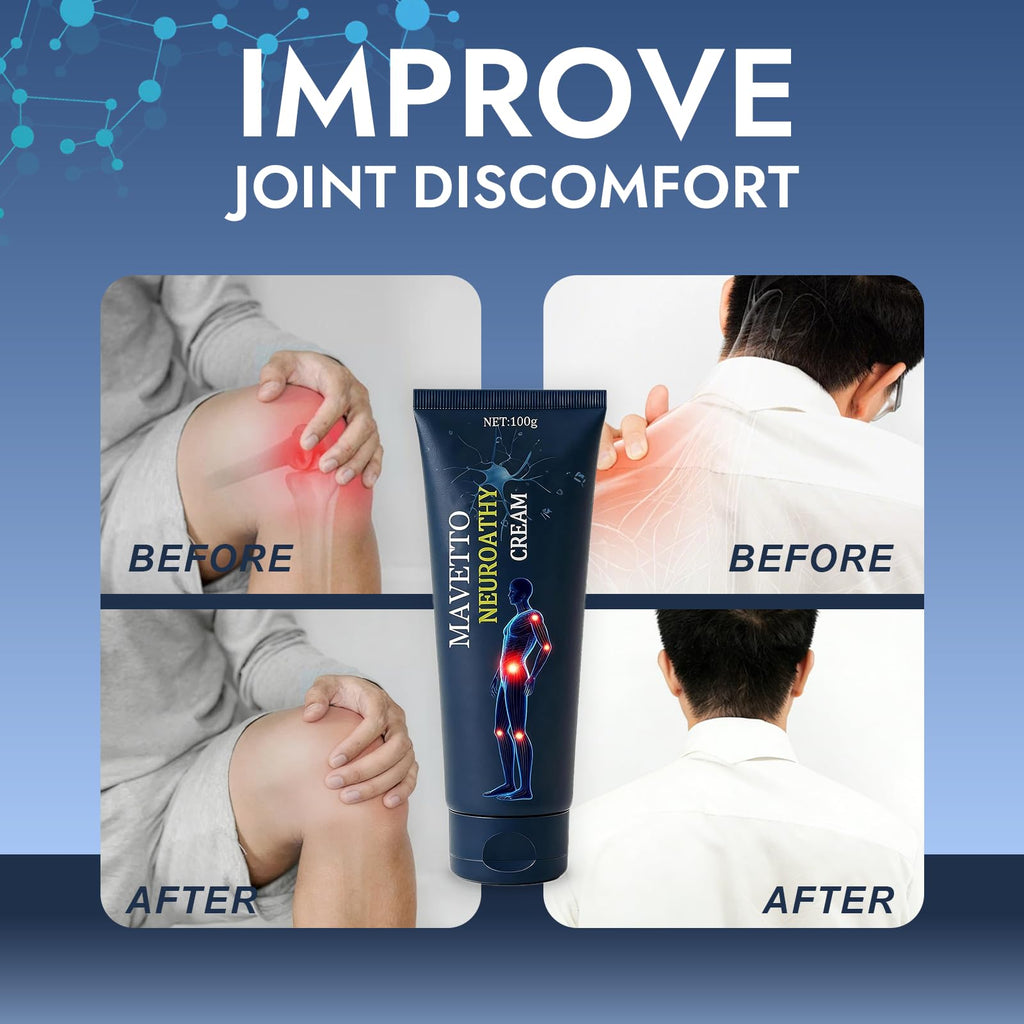 Bare Basics MAVETTO Neuropathy Relief Cream, Neurosoothe Formula Nerve Cream, Contains Capsaicin, Arnica, Menthol, MSM and Glucosamine, Improve Joint Discomfort, Increase Mobility (2pcs) Bare BasicsBuy Supplements Australia