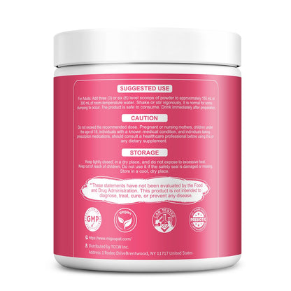 Migcopat Superfood Fiber Powder with Probiotics, Prebiotics, Digestive Enzymes, Vitamin C, Inulin, Magnesium, 14G Fiber Supplement for Digestive Support & Skin Health