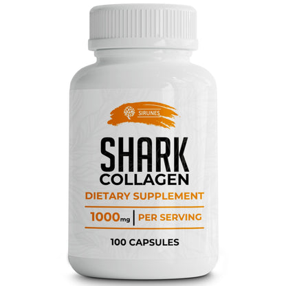 SIRUNES Fish Collagen Peptides Capsules – 100 Capsules | Fish Collagen Peptides | Supports Hair, Skin, Nails, Joints & Bones