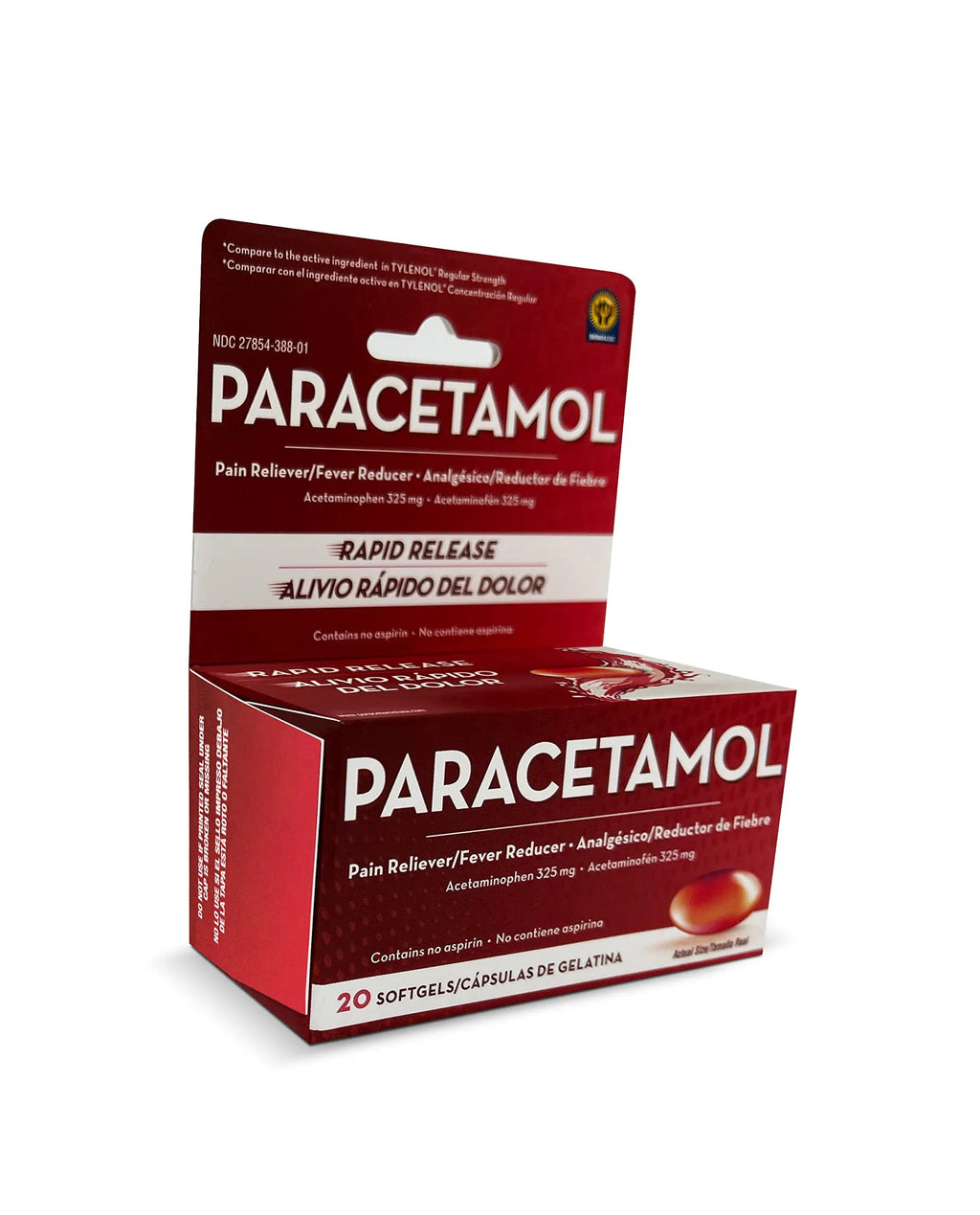 Belmora Paracetamol Acetaminophen 325mg 20 Softgels for Pain Relief, Liquid Filled Capsules for Rapid Release, Fever Reducer for Adults Extra Strength Belmora paracetamolBuy Supplements Australia