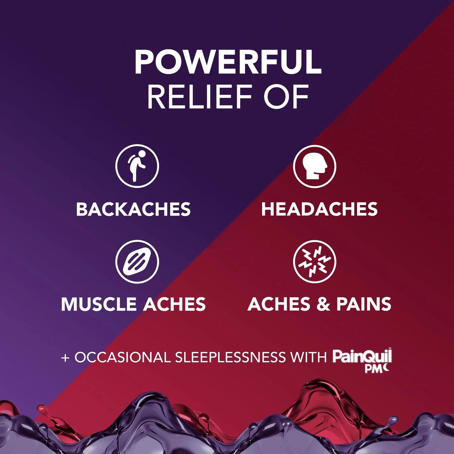 Vicks PainQuil & PainQuil PM Pain Relief Liquid, 1000mg Acetaminophen, 2x12 oz VicksBuy Supplements Australia