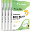 yimimde Menthol 5% Pain Relief Patches - 32 Count Maximum Strength Pain Relief Patches for Back Pain, Joint & Muscle Soreness - Fast Acting, Long-Lasting yimimdeBuy Supplements Australia