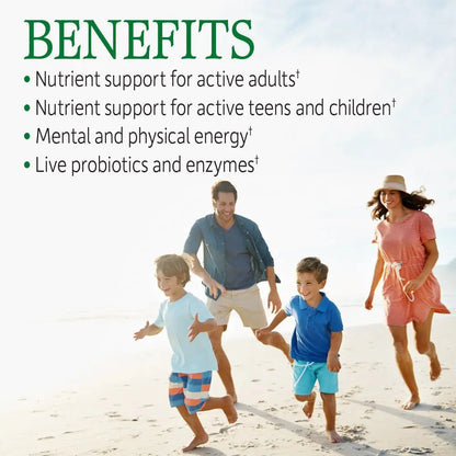 Garden of Life Multivitamin for Women, Men & Kids Age 6 and up, Vitamin Code Family Multi - 120 Vegetarian Capsules, Whole Food Vitamins Garden of Life
