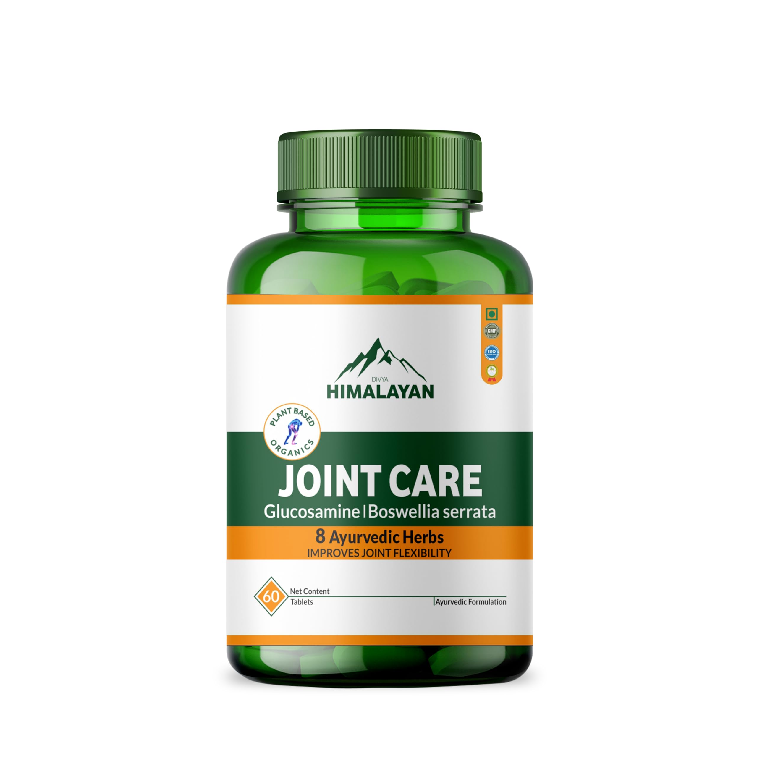 Divya Himalayan Plant-Based Joint Care Supplement, 60 Tablets, Improves Joint Flexibility, Strengthen Muscles | Supports Mobility for Men Women Old Age - 60 Joint Support Tablet Divya HimalayanBuy Supplements Australia