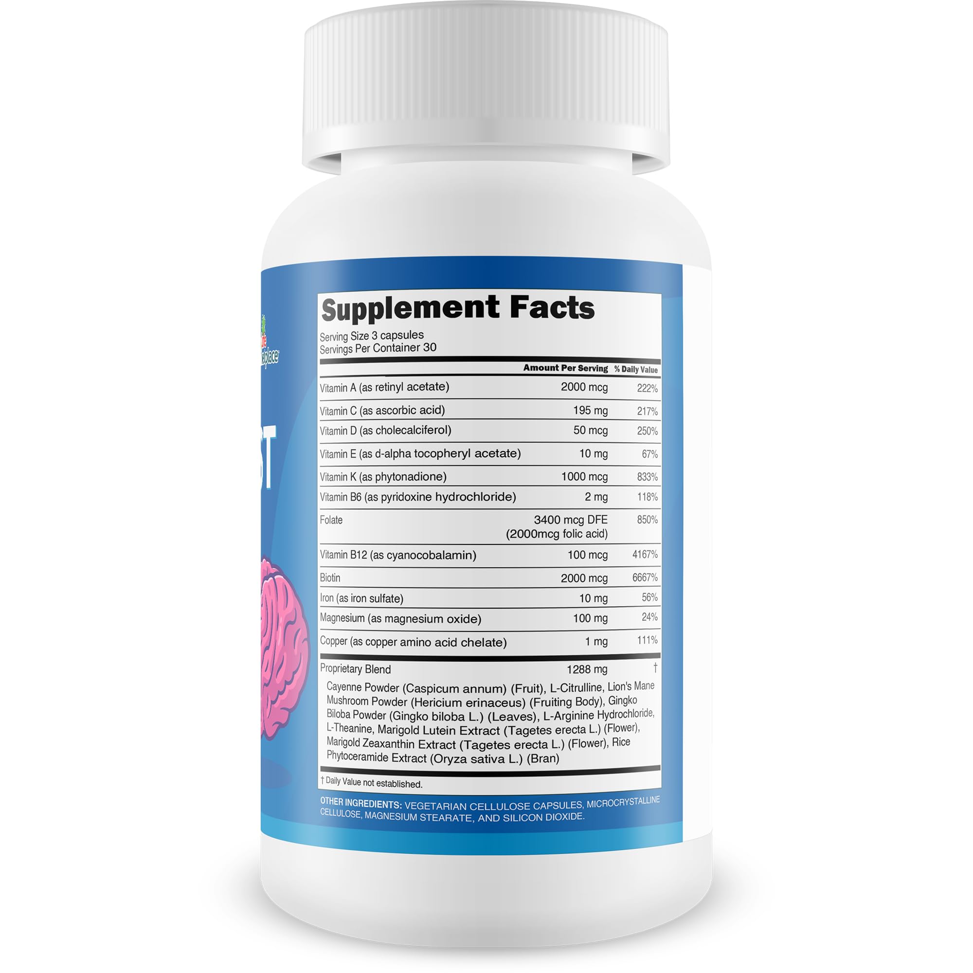 Top Best Brain - Cognitive Support Supplement for Memory, Focus, & Mental Clarity - Promote Improved Concentration, Cognition, & Motivation - Brain Pills for Cognitive Health - Nootropic Formula Generic buy supplements Au