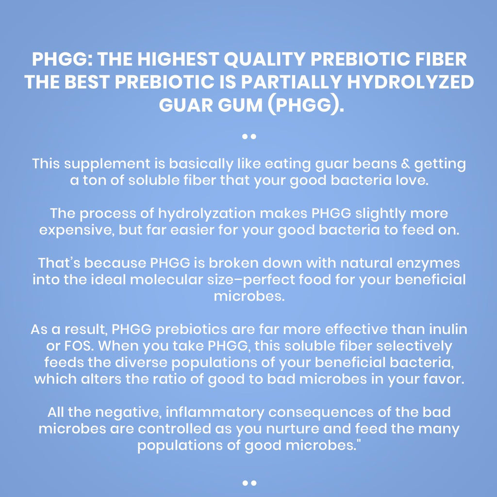 PERFECT PASS Prebiotic PHGG Partially Hydrolyzed Guar Gum 210g Powder - 100% Natural Gluten Free Non GMO - Certified Kosher Vegetarian Sugar Free