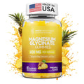 Magnesium Glycinate Gummies 600mg, Non-GMO, Gluten-Free, Magnesium Gummies for Adults & Kids, Sleep, Relaxation & Focus