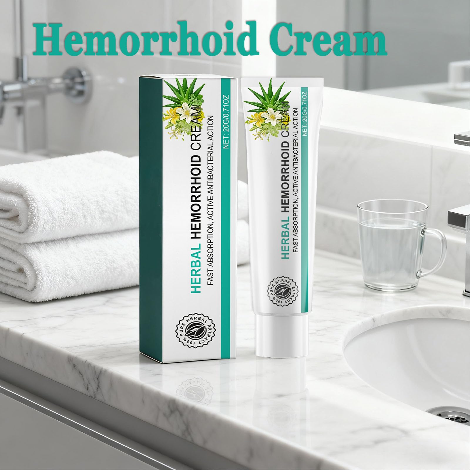 Hushblade Hemorrhoid Body Cream, Natural Herbal Hemorrhoid Cream, for Men and Women Moisturizing and Nourishing HushbladeBuy Supplements Australia
