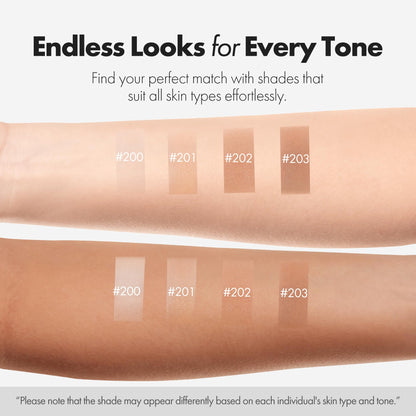 ELROEL Blanc Cover Cream Stick V White - Korean Color-Changing Foundation Stick with Volufiline - Medium to Full Coverage Dewy Finish Base Makeup - Dual-Ended with Detachable Brush (202 Natural) ELROELBuy Supplements Australia