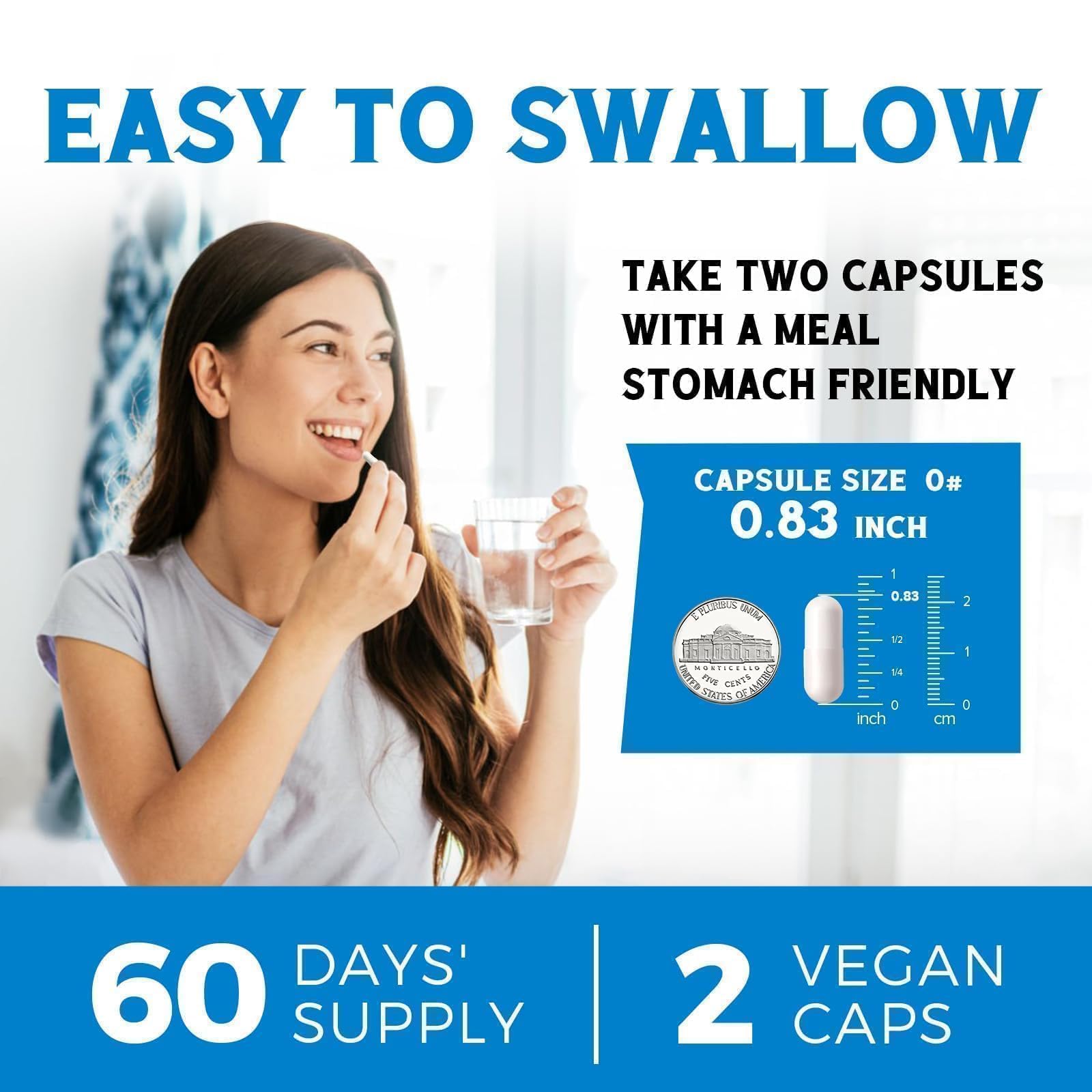 Vitalibre 6 in 1 Magnesium Complex for Women Men, 260mg Elemental Magnesium | Max Absorption | Chelated Magnesium Supplement for Bone, Relaxation & Nerves Support | Non-GMO, 120 Vegan Capsules Vitalibre buy supplements Au