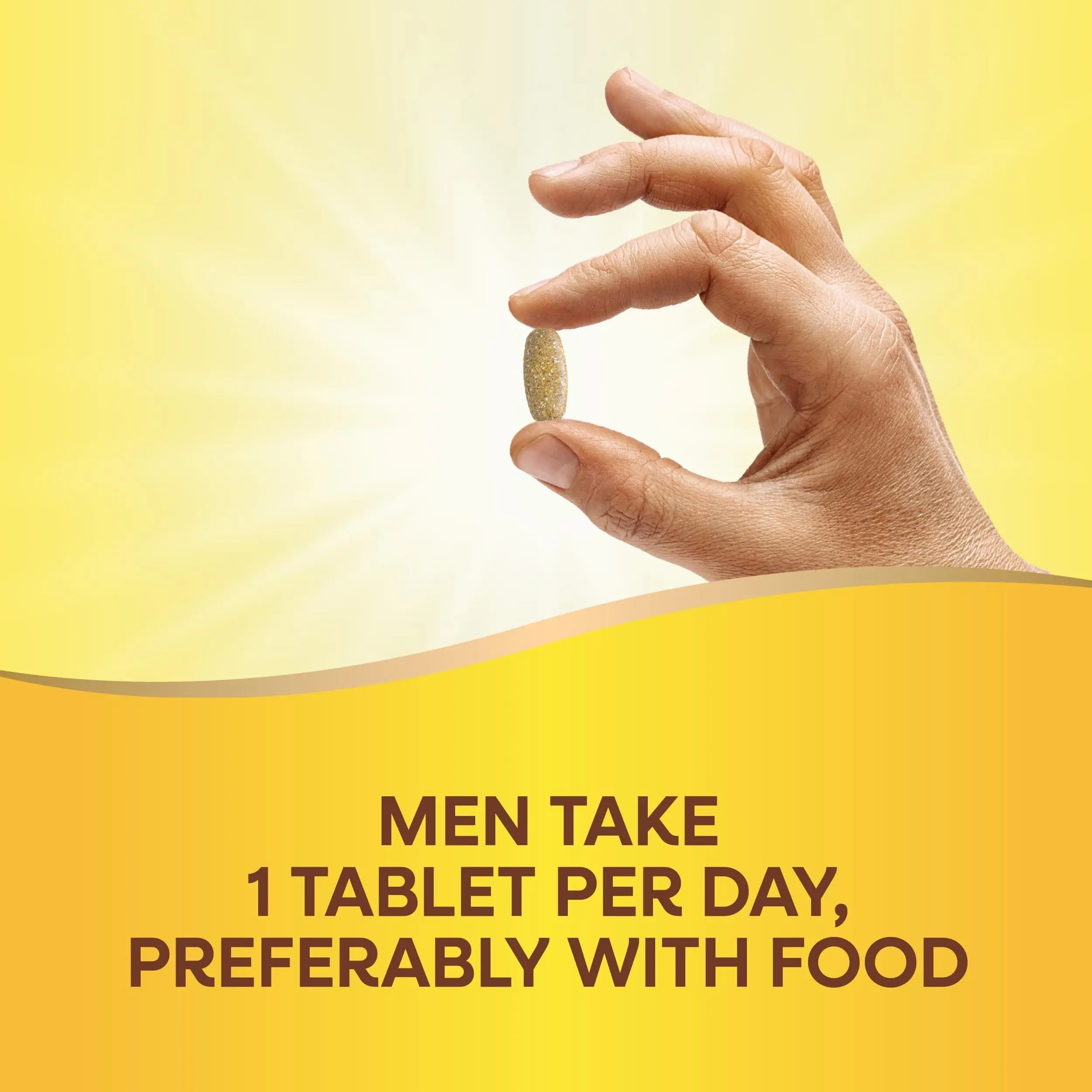 Nature's Way Alive! Men’s 50+ Daily Ultra Multivitamin, High Potency Formula, Supports Healthy Brain, Eyes & Heart Nature's Way
