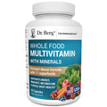 Dr. Berg Whole Food Multivitamin with Minerals - Daily Multivitamin for Men and Women - Includes Premium Whole Food Fruits and Vegetable Blend with Folate