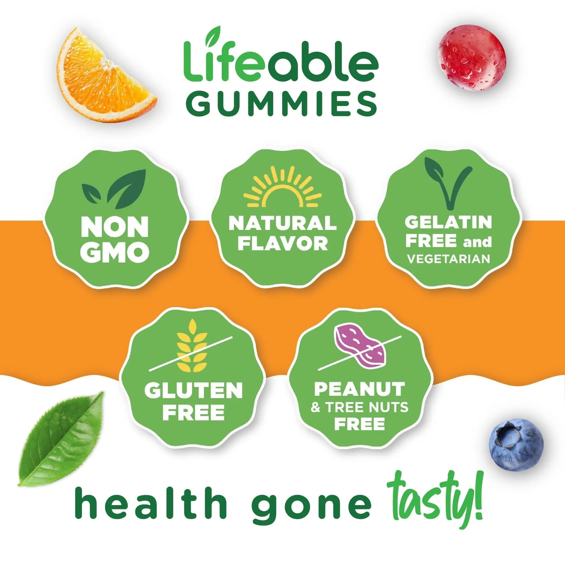 Lifeable Womens Multivitamin Gummy | with Vitamin A, C, D, E, Niacin, B6, Folate, B12, Biotin, Pantothenic Acid, Iodine, Zinc | Lifeable