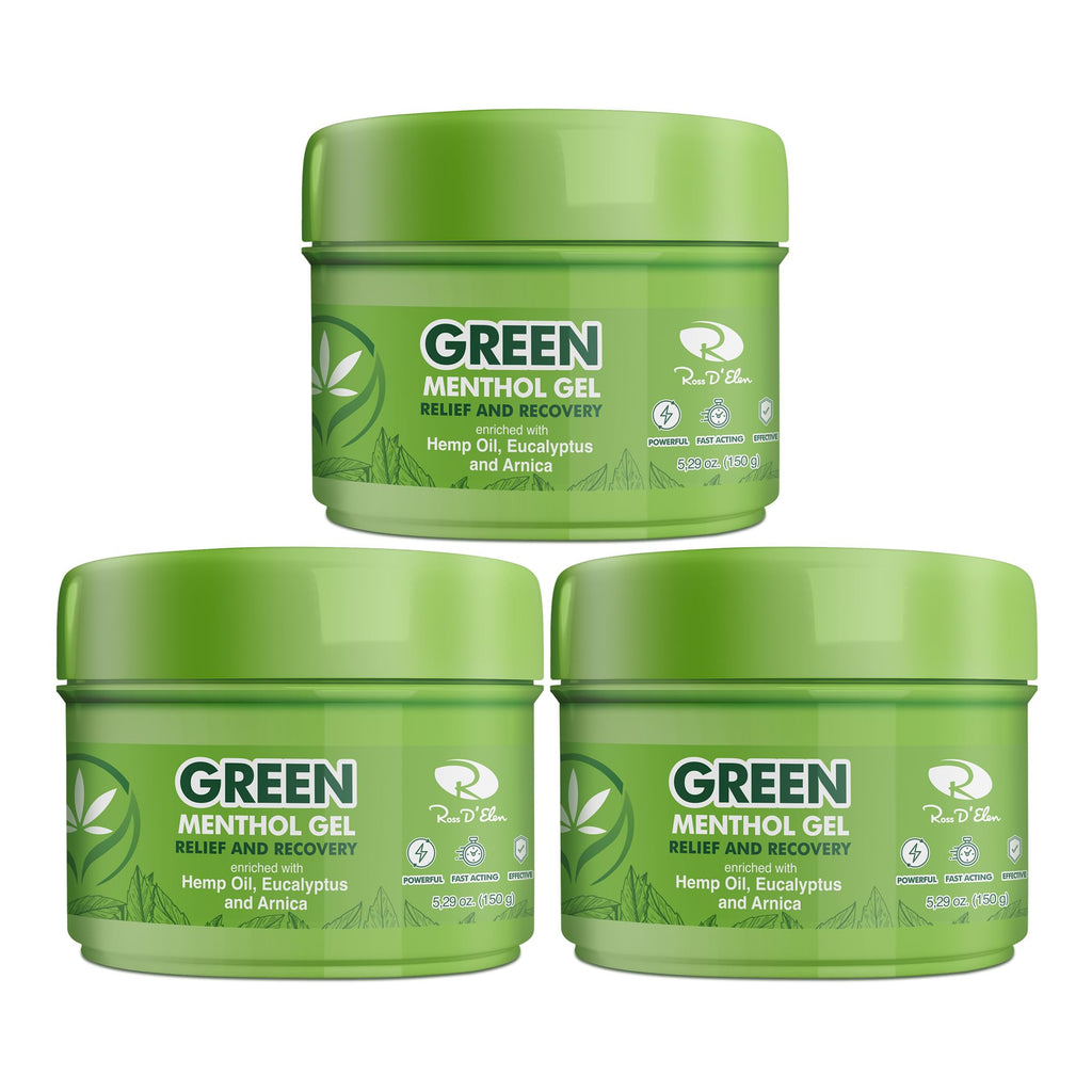 Ross D’Elen Green Menthol Gel Small - 3 Pack (3) ROSS D'ELENBuy Supplements Australia