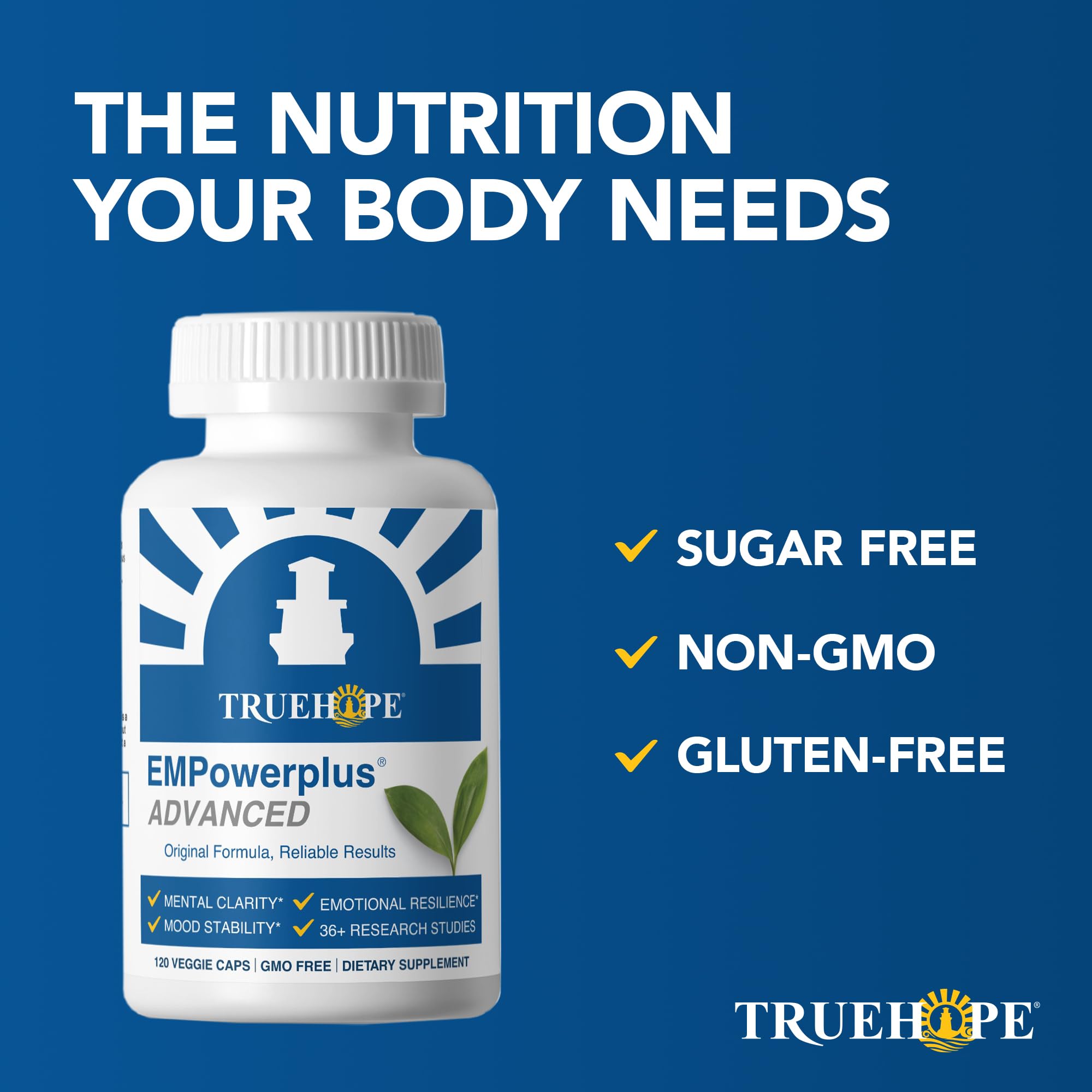 Truehope EMPowerplus Advanced Multivitamin for Women & Men - Broad-Spectrum Multivitamins & Chelated Minerals | 1000% Better Absorption | 37 Research Studies & 28 Years of Success | 30 Day Supply TruehopeBuy Supplements Australia