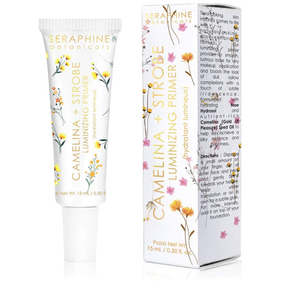 Seraphine Botanicals Camelina + Strobe - Luminizing Primer Glow-Enhancing Formula 15 ml/ 0.50 oz Seraphine BotanicalsBuy Supplements Australia