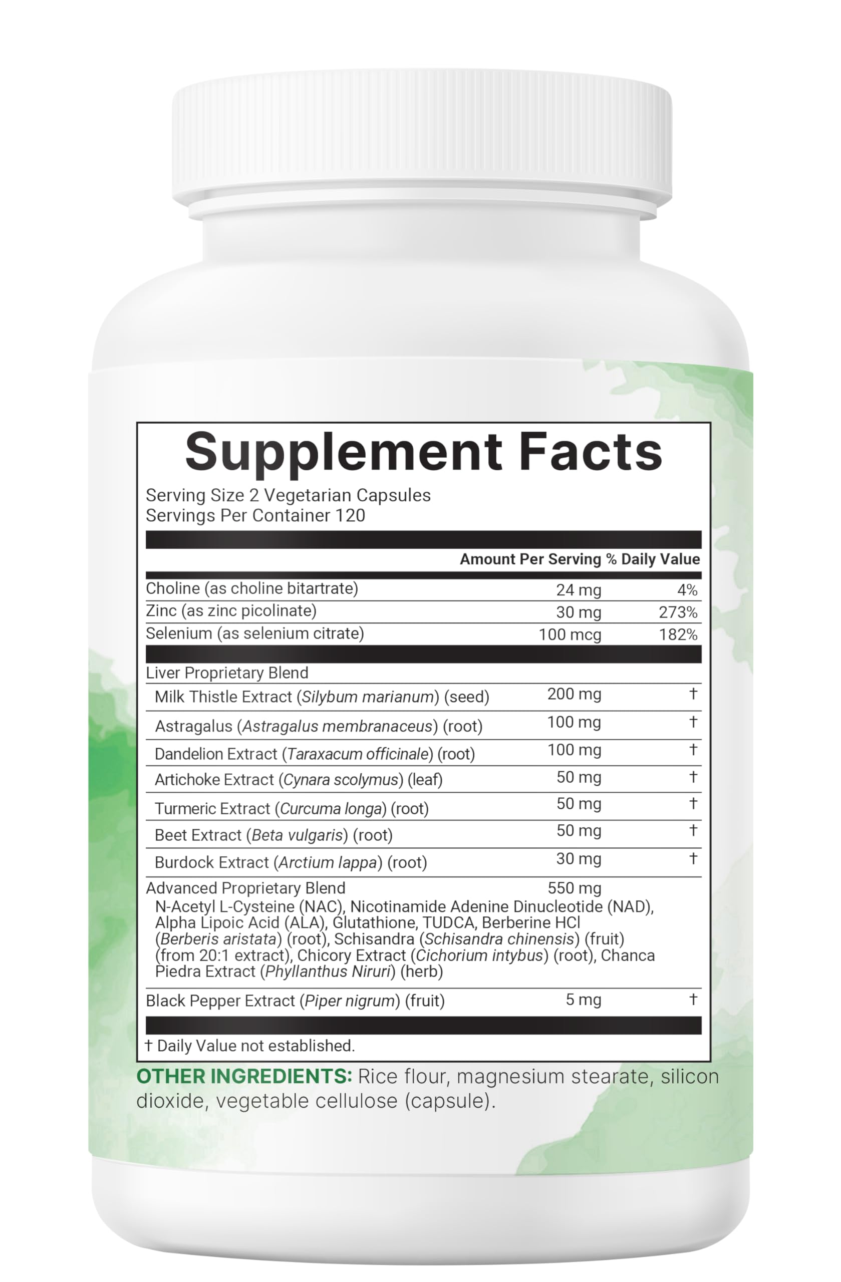 Liver Advanced+, 240 Veggie Capsules | 20-in-1 Complex with Milk Thistle, Dandelion, NAD, NAC, ALA, TUDCA, Glutathione, Artichoke, Turmeric,