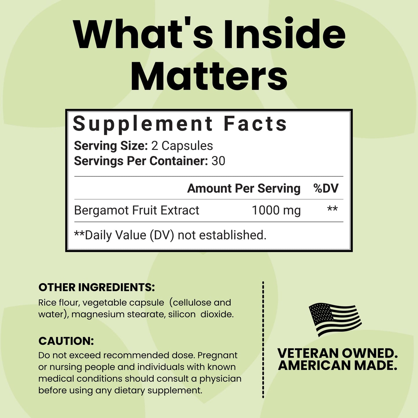 Luma Nutrition Citrus Bergamot 1000mg Per Serving - Citrus Bergamot Supplement - Heart Health Support - Made in the USA - Veteran Owned - 60 Capsules, 30 Servings Luma NutritionBuy Supplements Australia