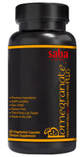 Saba Pomegranate Plus – Antioxidant Supplement with Astaxanthin & Adaptogens | Immune, Skin, Heart & Brain Support | Daily Stress & Cellular Wellness | 60 Capsules SabaBuy Supplements Australia